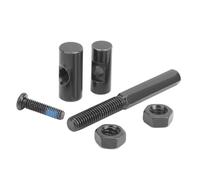 Keenso Tornillo de Bloqueo del Eje, Kit de Tornillos de Bloqueo del Eje de Scooter eléctrico de Acero al Carbono para MAX G30