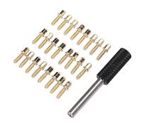 Keenso Tornillos M3 para Coches RC, Kit de Repuesto de Aleación con Destornillador, Especificación M3 Dorada para SCX10 D90 1/8 1/10 RC Crawler