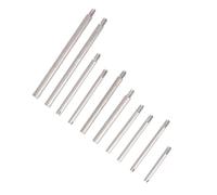 Keenso Tornillos para Relojes, Juego de Tornillos Profesionales para Reparación de Relojes con 10 Tamaños, Metal Anticorrosión, Incluye Caja de Plástico para Relojeros y Trabajadores de Reparación