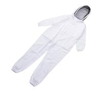 Keenso Traje de Apicultura para Hombres y Mujeres, Traje de Apicultor Protector de Cuerpo Completo con Capucha Ventilada Desmontable, Material de Nailon de Primera Calidad, Diseño Ligero y Flexible