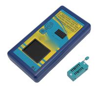 Keenso Transistor Probador de 1.8 Pulgadas TFT Color Vecker Automático para la Detección de Pruebas, para Técnicos de Electricistas, Material ABS (BLUE)