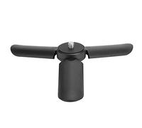 Keenso Trípode de Escritorio Compacto Antideslizante, Estabilizador Liviano para Equipos de Fotografía con Patrón de Tornillo de 1/4 de Pulgada, Color Gris (Black)