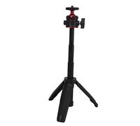 Keenso Trípode para Cámara de Escritorio ABS Duradero y Aleación de Aluminio con Almohadilla de Silicona Antideslizante, Tornillo de 1/4" para Cámaras, Rotación de 360°, para Youtubers y Creadores