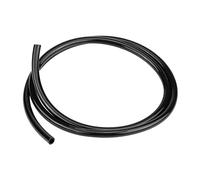 Keenso - Tubo de combustible negro de 8 mm, manguera de línea de combustible de caucho no trenzado para motocicleta universal Tubo de aceite de gasolina, 1 m de largo negro