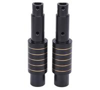 Keenso Tubo de Eje Trasero de 2 Piezas RC, Eje de Transmisión Trasera de Latón para Axial SCX10 Pro 1/10, Compatibilidad Precisa, Experiencia de Conducción Mejorada, Estabilidad Mejorada del