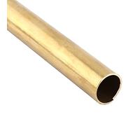 Keenso Tubo de Latón de 50 Cm de Longitud para la Producción de modelos: Alta Dureza, Buena Ductilidad, Adecuada para Tuberías, Diseño Arquitectónico (OD 20 mm/0.79 pulgadas)