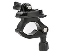 Keenso Tubo de Poste de Abrazadera de Montaje de Manillar de Bicicleta Giratorio de 360 grados para Cámara de Acción Almohadilla EVA Incorporada de Fácil Instalación para Bicicleta de Montaña