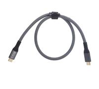 Keenso USB C 3.2 Gen 2 Soporte de Cable de 20 Gbps Transferencia de Datos 240W Cargo Rápido Salida de Video 4K 60Hz para 4, Plug and Play (50 cm / 19.69in)
