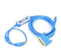 Keenso USB-SC09 PLC Cable Strong 3 Metros de Descarga Dorada para Programación para Programación