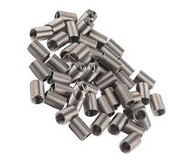 Keenso Uso de acero inoxidable para reparar errores de alambre, 50 PCS M10X1.25 macho, lo que reduce la tuerca para aleación de aluminio y otros materiales (2.5D)