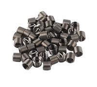 Keenso utilizar acero inoxidable para reparar errores de alambre, 50 PCS M10X1.25 macho, lo que reduce la tuerca para aleación de aluminio y otros materiales (1.5D)