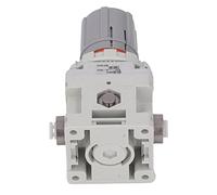 Keenso Válvula de Presión de Vacío Regulador de Presión Preciso Portátil para Entornos Científicos Material ABS Ajustable de -100kPa a -1,3kPa