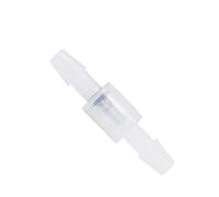 Keenso Válvula de Retención Oneway PP Nonslip Buena AirTightness Instalación Fácil para Accesorios de Bomba de Aire Plástico (1/4'')