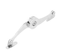 Keenso Varilla Amortiguadora con Tapa Plegable para Herrajes para Puertas de Armarios, Accesorios para Gabinetes Resistentes a la Corrosión, Fácil de Usar, 1 Paquete para Proyectos de Bricolaje