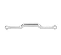 Keenso Varilla de Varillaje de Dirección Duradera de Aleación de Aluminio con Tornillos para Coche RC RGT 136100 1/10, Rendimiento Mejorado, para Horizo nte ECX, Negro (#3)