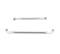 Keenso Varilla, Varilla de Tracción de Dirección de Aleación de Aluminio de 90 Mm, Juego de Varillaje de Cabeza Esférica Preciso para Automóviles SCX10 III RC, Mejora el Control de la Dirección en