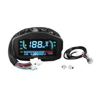 Keenso Velocímetro de Motocicleta, Grupo de Instrumentos de Motocicleta, Velocímetro, Tacómetro, Pantalla Digital LCD, Medidor de Nivel de Aceite de Temperatura del Agua