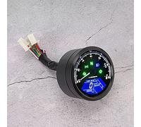 Keenso Velocímetro de Motocicleta LCD Odómetro de Motocicleta ABS Pantalla Digital 12 V Impermeable Anti Vibración 14 a 158 Fahrenheit para Bicicletas de Calle y Ciclistas Diarios