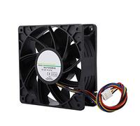Keenso Ventilador de Enfriamiento de Disipación de Calor Rápido DC12V Fácil de Instalar para Enfriamiento Extremo - Ventilador de Bolas Doble de Alta Precisión de Refrigerador Silencioso para Uso