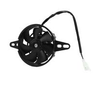 Keenso Ventilador de Refrigeración para Motocicleta, Ventilador de Radiador Universal ABS de 4,72 Pulgadas y 120 Mm de Diámetro con Fácil Instalación para 200 250 ATV Quad Go Kart Pit