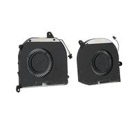 Keenso Ventilador de Refrigeración para Portátil, Refrigerador Eléctrico de 4 Pines para Portátil XPS 15 9570 7590 Series 008YY9 0TK9J1, Mini Ventilador de Refrigeración de Material Avanzado (CPU y