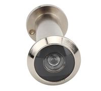 Keenso Visor de Puerta Antirrobo de 220 Grados con Cubierta Trasera para Seguridad del Hogar, Fácil Instalación, Adecuado para Puertas de 55-90 Mm de Grosor, Color Bronce Rojo, Material de Aleación