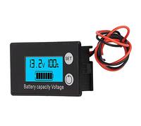 Keenso Voltímetro de Medidor de Voltaje LCD -CHIP -LCD con un Amplio Rango de Medición para Automóviles, Material ABS (#1)