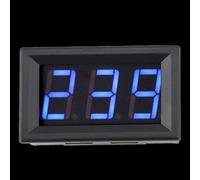 Keenso Voltímetro Digital AC 70-380V CA 70-380 V Dispositivo de Medición de Voltaje para Monitoreo del Generador de 220 V, Cubierta Impermeable de la Cubierta (Fuente retroiluminado azul)