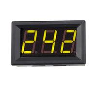 Keenso Voltímetro Digital AC 70-380V CA 70-380 V Dispositivo de Medición de Voltaje para Monitoreo del Generador de 220 V, Cubierta Impermeable de la Cubierta (Fuente retroiluminado verde)