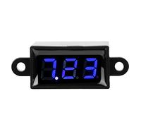 Keenso Voltímetro Digital de Protección Inversa para Monitorear la Tensión en la Configuración Industrial y Automotriz (Fuente retroiluminado azul)