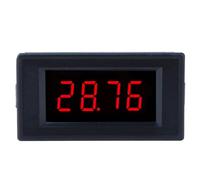 Keenso Voltímetro Digital Robusto y Práctico con una Pantalla LED Roja, Fácil de Instalar y Trabajar para Taller Aplicaciones Industriales (DC50MV/DC100MV/DC200MV)