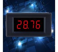 Keenso Voltímetro Digital Robusto y Práctico con una Pantalla LED Roja, Fácil de Instalar y Trabajar para Taller Aplicaciones Industriales (DC500MV/DC1V/DC2V)