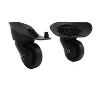 Keenso Vuelas de Maleta de Equipaje, 1 par de Ruedas de Equipaje de Tronco Silencioso Universal Reemplazo de Piezas de Repuesto para 47R