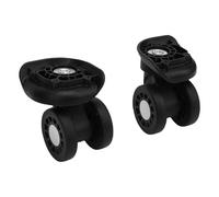 Keenso Vuelas de Maleta de Equipaje, 1 par Universal Silencioso Doble Troncal Equipaje Reemplazo de Piezas de Repuesto