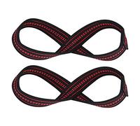 Keenso Weight Lifting Straps Weight Lifting Sleeves Weight Lifting Wrist Guard, Weight Lifting Figure 8 Strap Sports Bras (M)