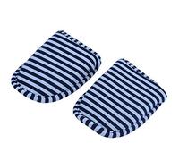Keenso Zapatillas Antideslizantes para Interior, Zapatillas Plegables de Viaje para Hotel (Man-Blue Stripes)
