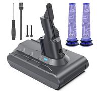 Keenstone Batería de 8000 mAh para Aspiradora Dyson V7 Motorhead Animal Trigger Pro Fluffy Mattress Absolute SV11 con 2 Filtros, Tornillos y Destornillador