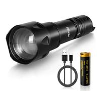 KEENZO 2002D Vcsel 850nm IR Illuminator Torch Lights for Night Vision, Fresnel Lens Zoomable Infrared Illuminator IR Spotlight, Rapid Dimmer Switch, Max Lighting 1000M
