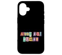 Keep Art Human Creativity Resistance Support Artista Derechos Carcasa para iPhone 16