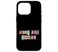Keep Art Human Creativity Resistance Support Artista Derechos Carcasa para iPhone 16 Pro