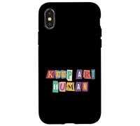 Keep Art Human Creativity Resistance Support Artista Derechos Carcasa para iPhone X/XS