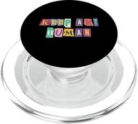 Keep Art Human Creativity Resistance Support Artista Derechos PopSockets PopGrip para MagSafe