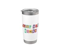 Keep Art Human Creativity Resistance Support Artista Derechos Vaso térmico de acero inoxidable de doble pared