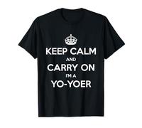 Keep Calm and Carry On I'm a Yo-yoer - Divertido Camiseta