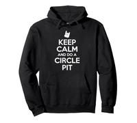 Keep Calm and Do a Circle Pit Metalhead Heavy Metal Sudadera con Capucha