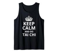 Keep Calm and Do Tai Chi/Diseño de Arte marcial Camiseta sin Mangas