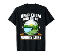 Keep Calm And Go To Norris Lake Camping Sayings Camper Camiseta