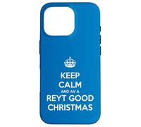 Keep Calm and Have A Reyt Good Christmas - Corona con Texto en inglés Carcasa para iPhone 16 Pro