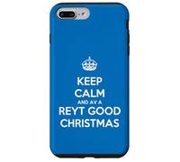 Keep Calm and Have A Reyt Good Christmas - Corona con Texto en inglés Carcasa para iPhone 7 Plus/8 Plus