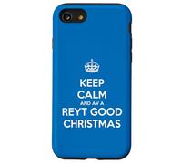 Keep Calm and Have A Reyt Good Christmas - Corona con Texto en inglés Carcasa para iPhone SE (2020) / 7/8